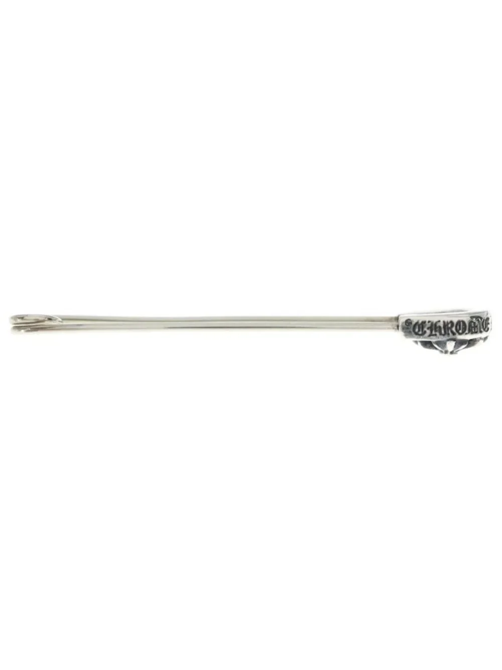 Chrome Hearts Safetypin LG Safety Pin Large Silver Necklace